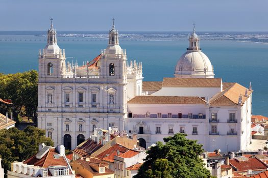 the famous Church of St. Vicent in Lisbon