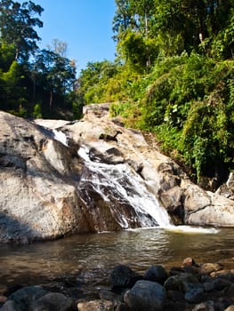 Mor Pang waterfall in Pai, Mae hong son, Thailand