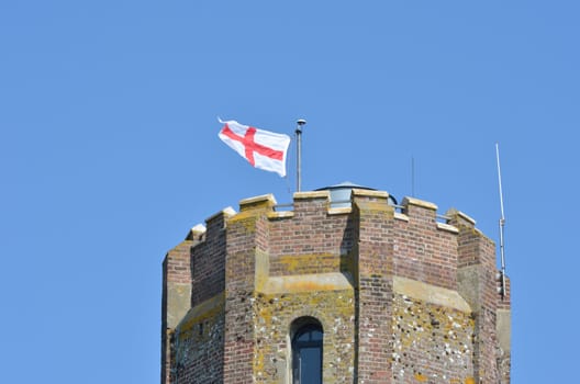 Top of castle tower