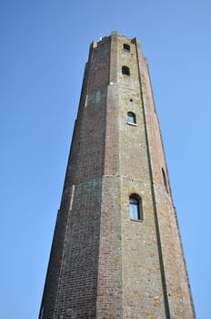 Tall tower stretching to sky