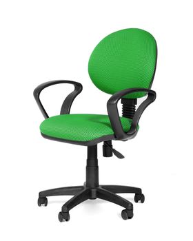 Green office chair