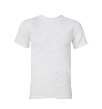 white T-shirt isolated