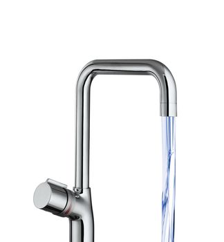 water tap isolated