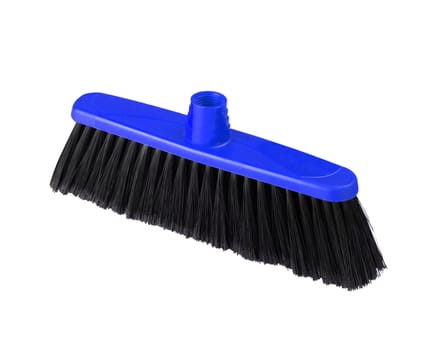 Brush the floor on a white