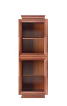 bookcase isolated