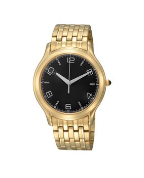 Men's luxury gold wrist watch