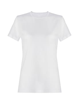 White female t-shirt isolated