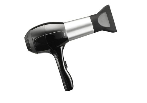 Hair dryer isolated on white