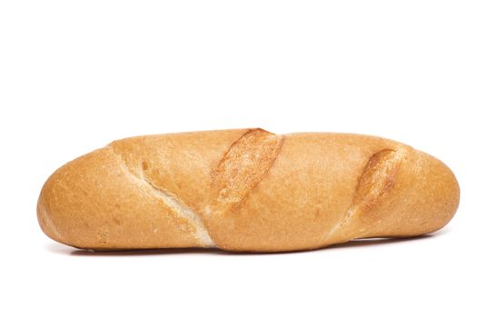 Hotdog bun isolated on a white background