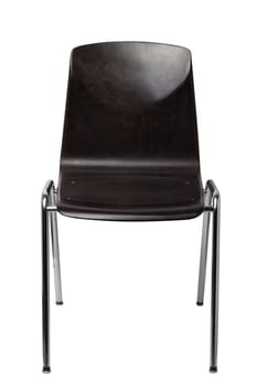 Black chair, isolated on a white background