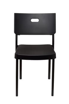 Black chair, isolated on a white background