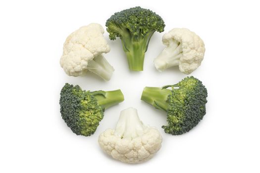 Broccoli isolated on white background