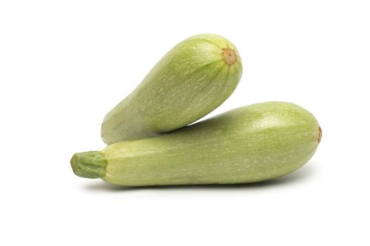 Fresh marrow vegetable. Isolated on white background