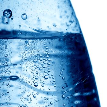 water bubbles close up background