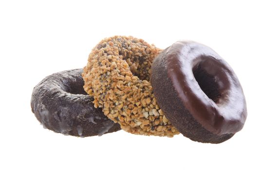 donuts. delicious and sweet donuts on the background