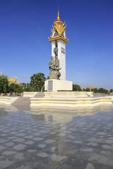 Cambodia-Vietnam Friendship Monument, Phnom Penh, Cambodia