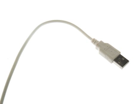 USB jack on a white background