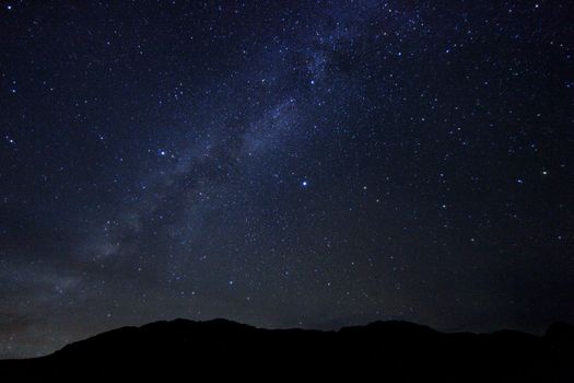 Long Exposure Time Lapse Image of the Night Stars