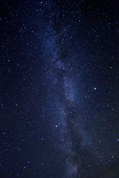 Long Exposure Time Lapse Image of the Night Stars