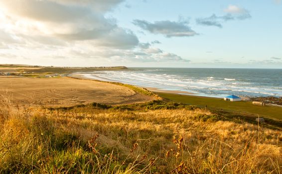 Cullen bay in the north of Scotland