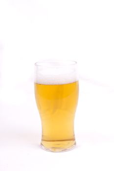 Beer Glass  isolated on a  white background