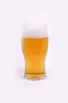 Beer Glass  isolated on a  white background