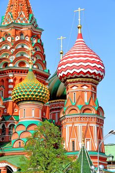 Saint Basil's Cathedral in Moscow, Russia