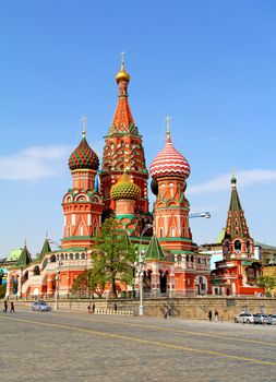 Saint Basil's Cathedral in Moscow, Russia