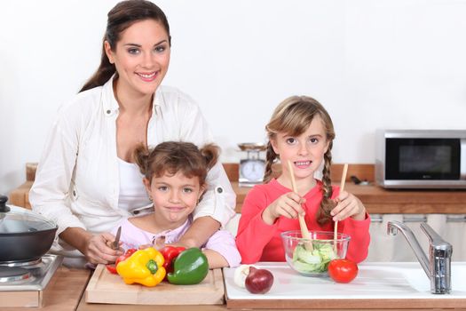 Cooking with children