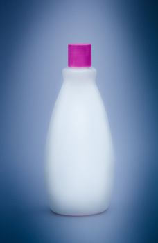 Liquid cosmetic bottle with pink lid