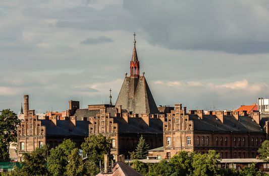 Old town hall building in Prague, Czech Republic.