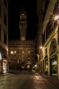 Medieval street in Florence