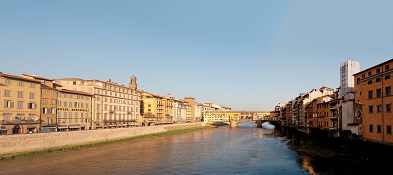 Bridge Ponte Vecchio in Florence, Italy.