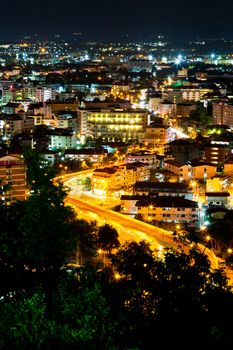 Street light in pattaya city, thailand