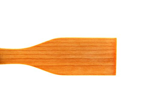 small wooden plank isolated on the white background