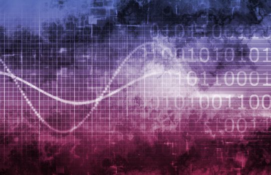 Information Technology or IT as a Art Background