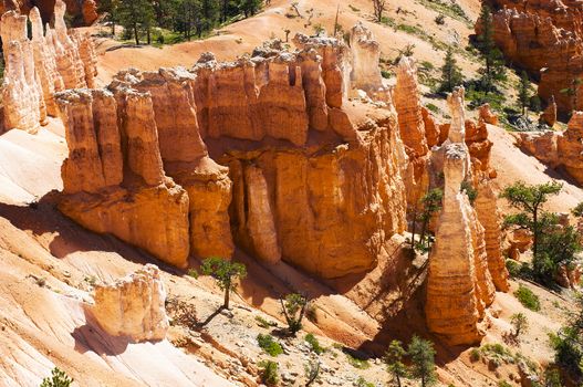 spectacular Hoodoo rock spires of Bryce Canyon, Utah, USA