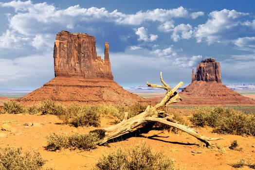 The unique landscape of Monument Valley, Utah, USA. 