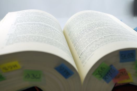 Statute Book with white background