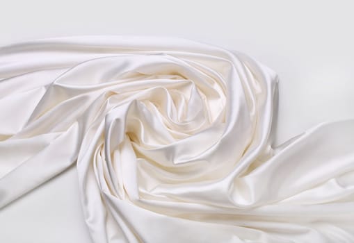 white silk fabric background