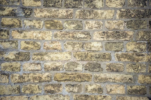 Detail of stone wall of a church