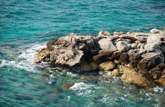 pictures of several beaches and coastline by the sea