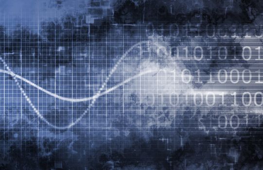 Information Technology or IT as a Art Background