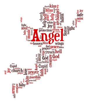 Angel word cloud