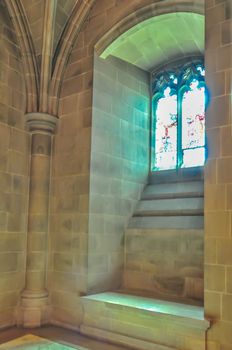 interior of a national cathedral gothic classic architecture