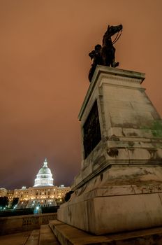 US Capitol Building in spring- Washington DC, United States