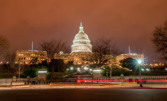 US Capitol Building in spring- Washington DC, United States