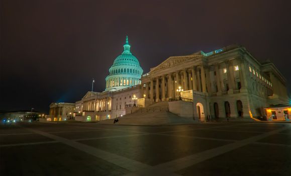 US Capitol Building in spring- Washington DC, United States