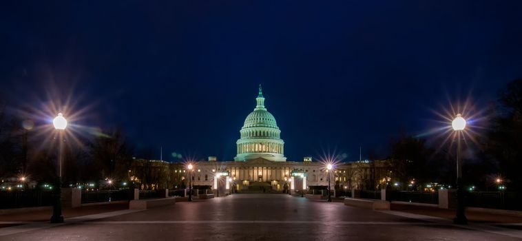 US Capitol Building in spring- Washington DC, United States