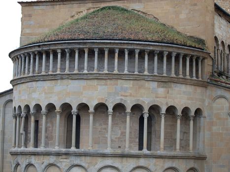 Arezzo - Romanesque Apse of Santa Maria della Pieve in Piazza Grande, Tuscany,  Italy 
